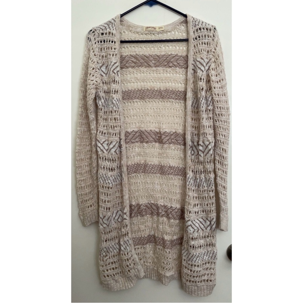 Faded Glory Open Knit Cardigan
